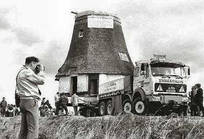 Rijswijk verplaatsing molen 29 9 1988
