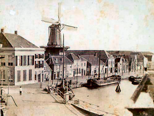 Delft trasoliemolen de jonge jacob ca 1880