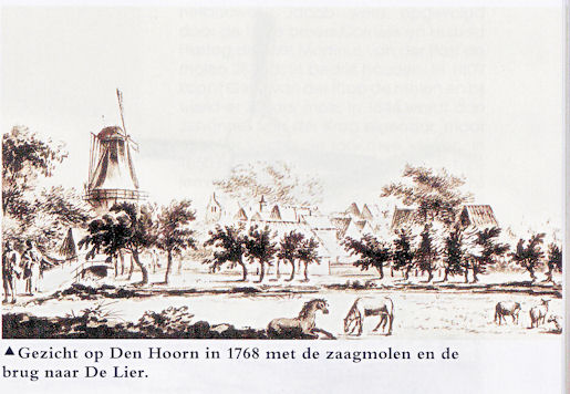 Zaagmolen den hoorn 1768